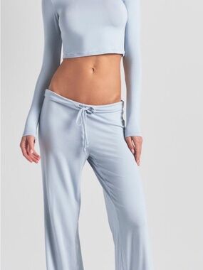 SKIMS Sleep Pants in Zen Blue